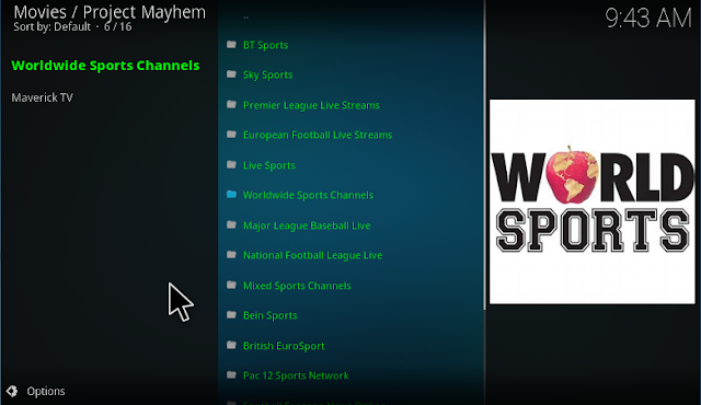 Project mayhem sports kodi download 2017